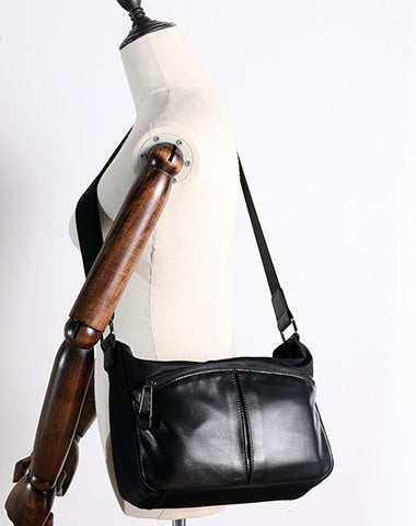 Ladies black messenger clearance bag