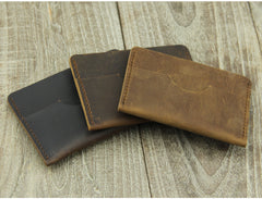 Minimalist Leather Card Holder - Free Leather Pattern PDF