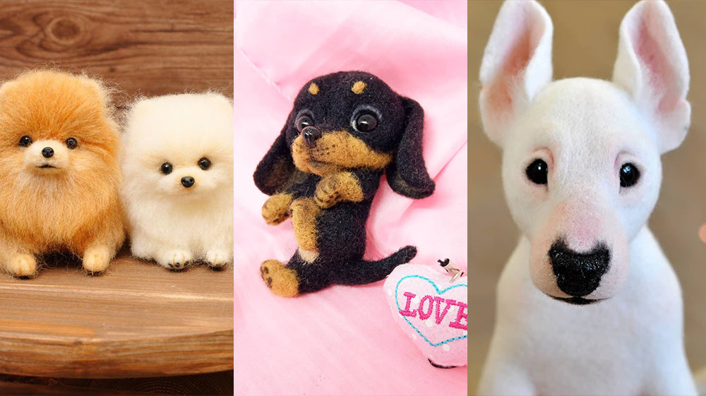 Needle Felted Canine Creations: A Whimsical Celebration of Dog Breeds