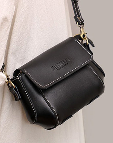 Coffee LEATHER Small Cute Side Bag WOMEN SHOULDER BAG Small Crossbody Feltify