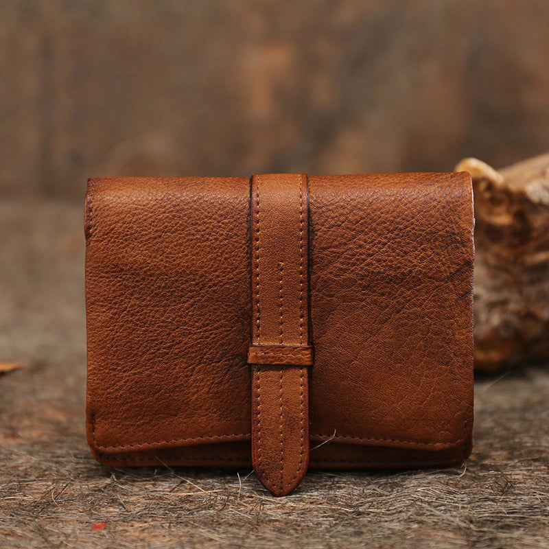 The Small Wallet Vintage Brown