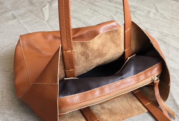 Handmade Milwaukee Leather Tote Bag