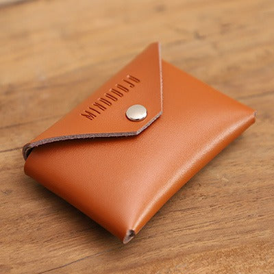 Cute Coffee Leather Womens Zipper Wallet Classic Small Card Coin Walle