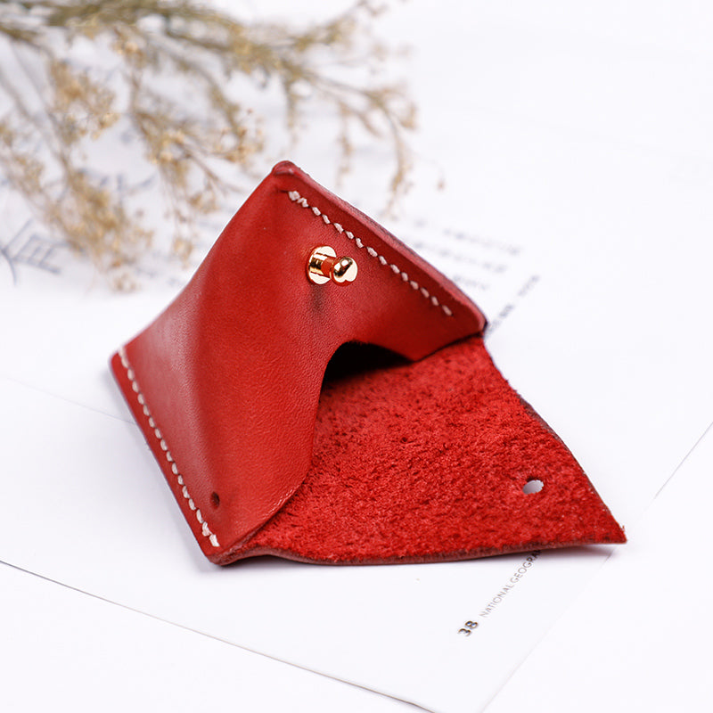 Leather Pattern Leather Coin Wallet Pattern Horseshoe Coin Pouch