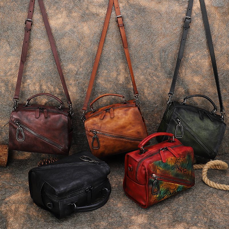  Handmade Leather Bag, Shoulder Leather Bag, Handbag, Leather  Handbag Women, Vintage Cross Body Bag,Leather Handbag : Handmade Products