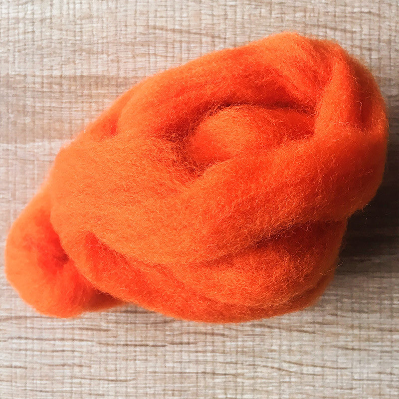 Felt Fast Needle Felting Wool Pinks, Reds, Oranges, Yellows