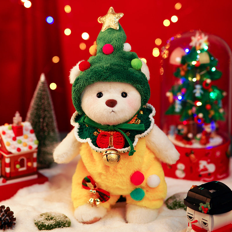 The Cutest Teddy Bear Doll For Christmas Best Stuffed Bear Toys Christmas Gifts for Her / Girlfriend Mom Kids