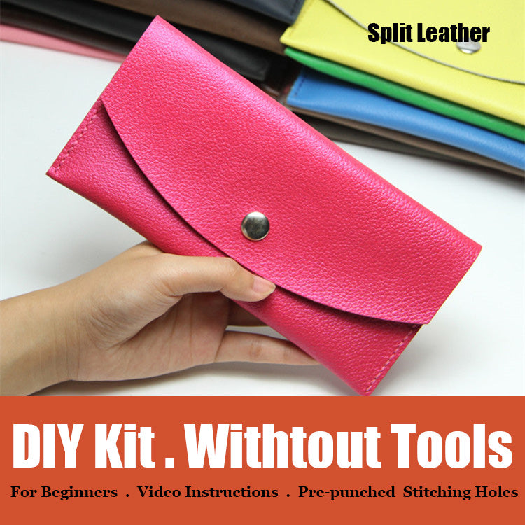 DIY Leather Wallets Kit DIY Green Eco Leather Projects DIY